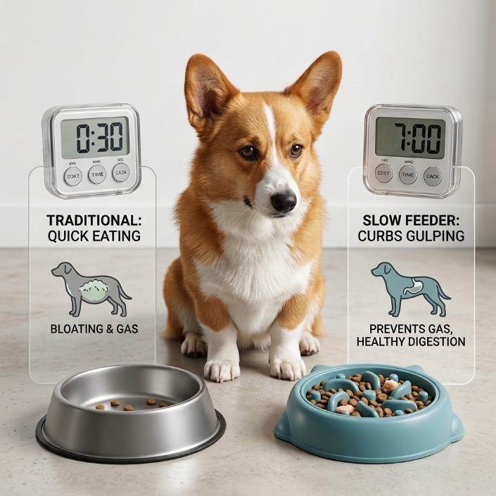 The Modern Maze Anti-Gulp Slow Feeder Bowl