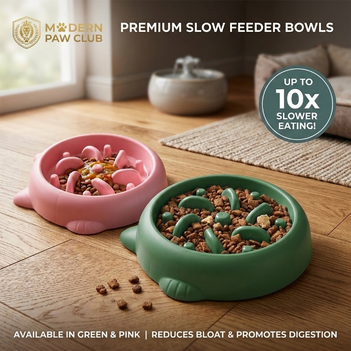 The Modern Maze Anti-Gulp Slow Feeder Bowl